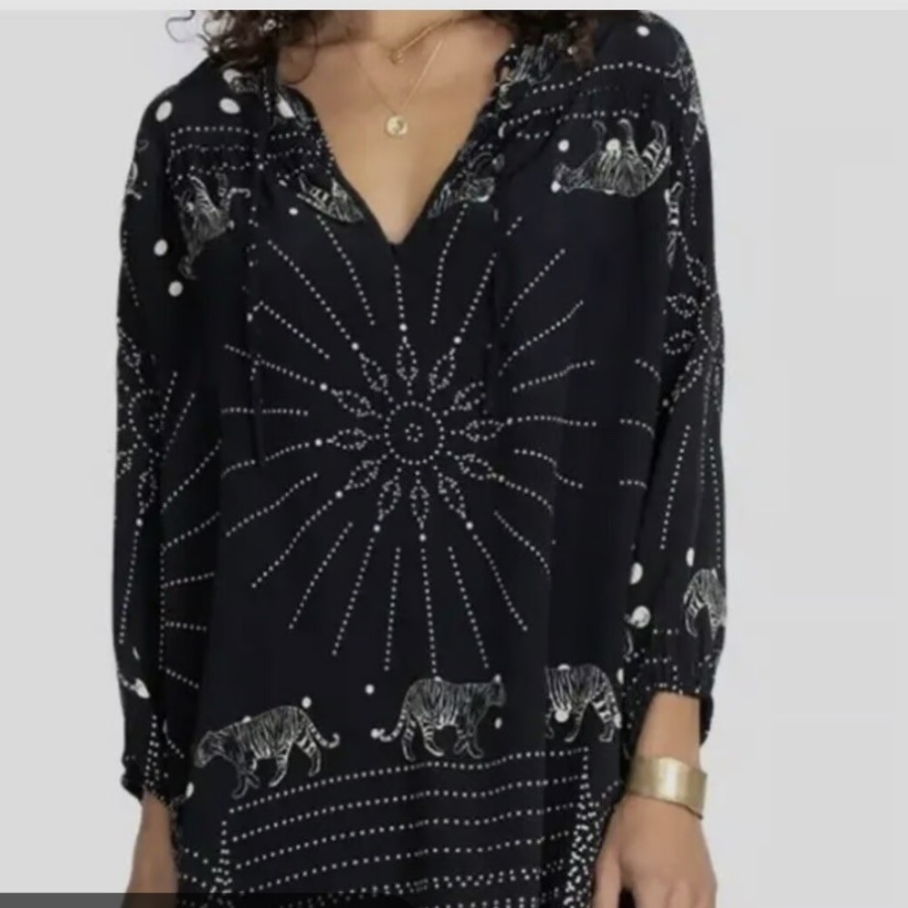 Johnny was  BIYA Black and White Zebra Print Fabric